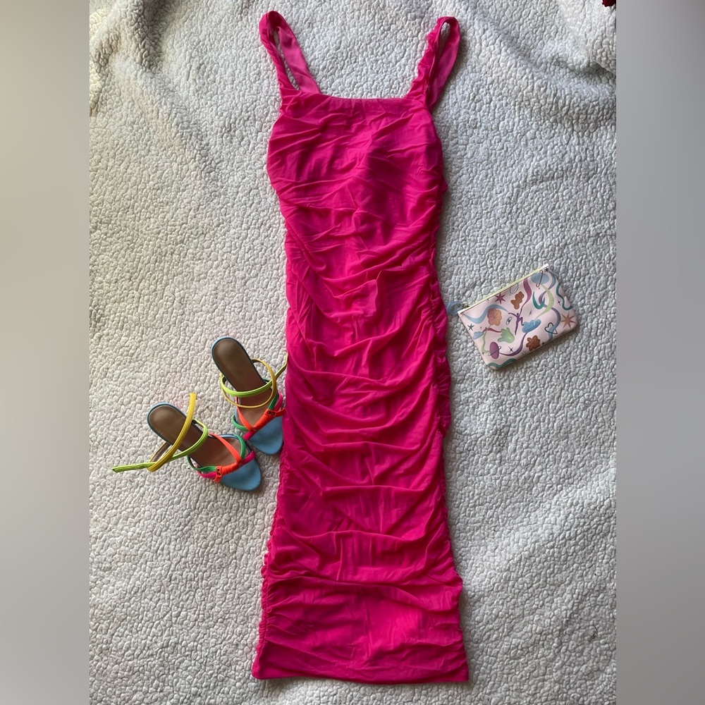 SHEIN NWT Ruched Dress